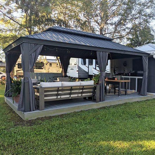 The Ideal Place for Outdoor Gatherings: the Socializing Potential of Hardtop Gazebos