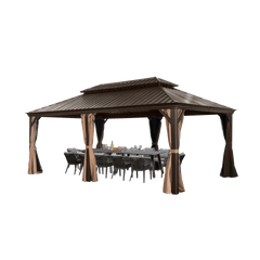 SummerBella 12' x 20' Bronze Hardtop Gazebo