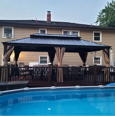 SummerBella 12' x 20' Bronze Hardtop Gazebo