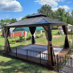 SummerBella 12' x 14' Bronze Hardtop Gazebo