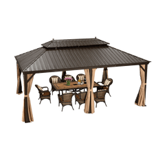 SummerBella 12' x 20' Bronze Hardtop Gazebo