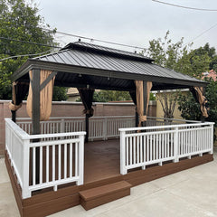 SummerBella 12' x 20' Bronze Hardtop Gazebo