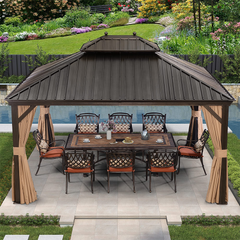 SummerBella 12' x 14' Bronze Hardtop Gazebo